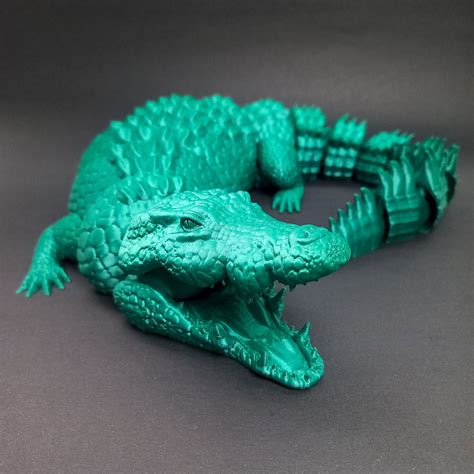 Unleash the Fierce with a 3D Printed Alligator Replica